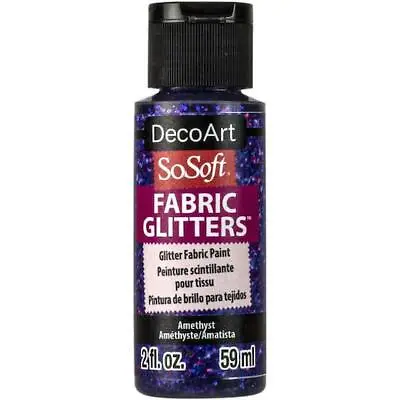 £4.19 • Buy DecoArt SoSoft Glitter Acrylic Fabric Paint 59ml (2oz)