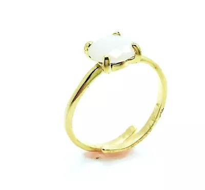 Mariana Ring Beautiful Round Shape White Swarovski Crystal St.martin Caribbea... • $53