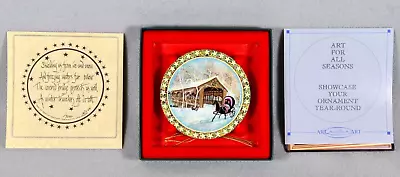 Anna-Perenna P Buckley Moss Country Ride Ornament & Paperwork • $15.90