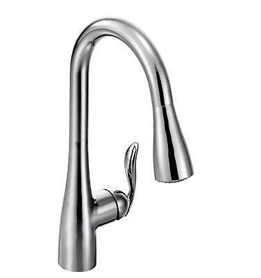 MOEN Arbor Kitchen Faucet Single-Handle Pull-Down Sprayer Power Boost Chrome • $179.99