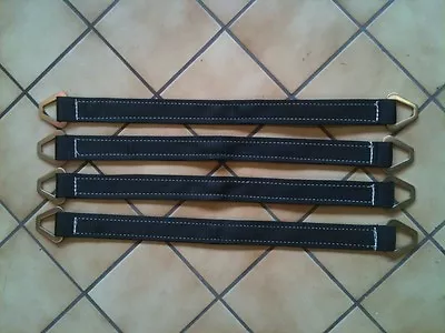 4 MONSTER BLACK Axle Straps 2 X 31 Tie Down Tow Dolly Kar Kaddy Auto Transport • $76.05