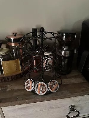 K Cup Holder – Compatible With K-Cups Coffee Pod Carousel | 38 K Cup Holder • $10