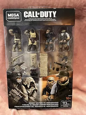 MEGA Call Of Duty Desert Snipers Vs. Mercenaries Builder Set - GCP06 • $33.70