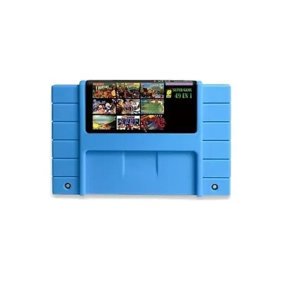 Snes Saveable 49 In 1 Super Multi Game Bundle USA • $50