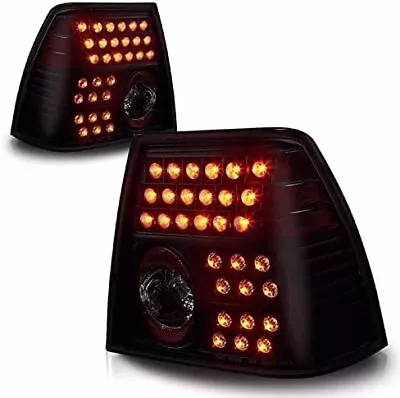 LED Tail Lights For 1999-2004 Volkswagen Jetta Rear Brake Lamps Smoke Lens Pair • $101.99