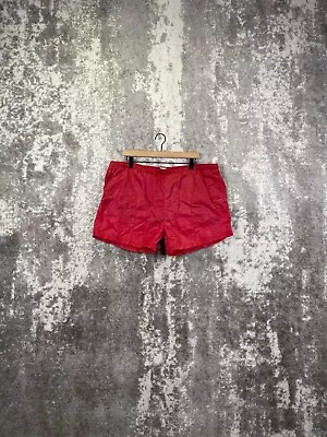 Vintage Hugo Boss Red Lined Swim Trunk Shorts Size XL • $14.99