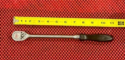 Vintage Snap On Tools FL7218 3/8” Drive Black Handle Rachet 11” Made In USA Rare • $89.99