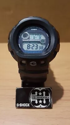 Vintage G-Shock G400J Silencer Army Black Vibration Solar Atomic Thermo MoonTide • $148.96