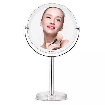 Double-Sided Makeup Magnifying Mirror 1X/7X Magnification Vanity Table On Stand • £9.99