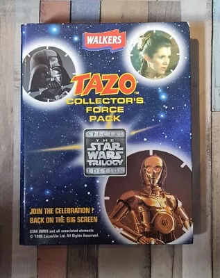 Walkers Tazo / Pog / Milk Cap Star Wars Collector's Pack - Complete (1996) RARE • £14.99