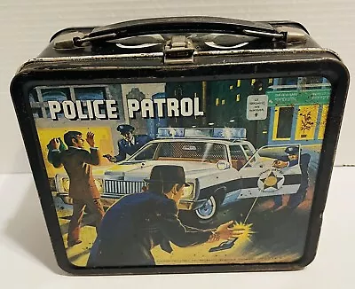 Vintage 1978 Police Patrol Metal Lunchbox • $60