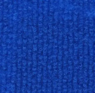 £99 • Buy CORD Electric Blue | Quality Carpet Recyclable Ideal Temporary Rib Flooring 