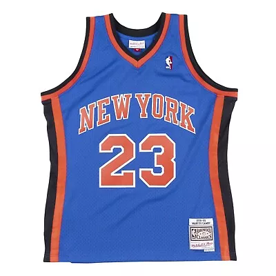 Mitchell & Ness NBA Swingman Jersey Knicks 98-99 Marcus Camby Royal Blue *NEW* • $104.99