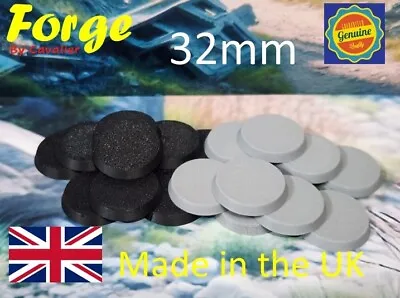 32mm Round Wargaming Bases Durable Plastic For War Gaming Tabletop Games • £2.29
