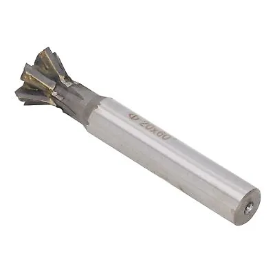 Carbide Dovetail Cutter 60 Degree 6 Flutes Slotting Milling Cutter Cutting Tool • $13.65