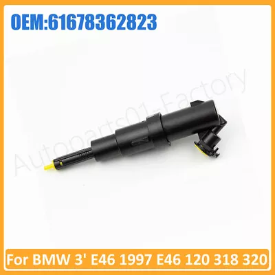 Headlamp Headlight Washer Nozzle Actuator Spray For BMW 3' E46 1997 E46 120 318 • $13.64