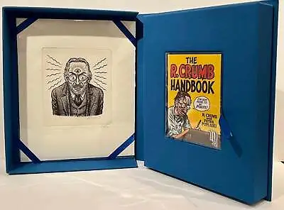 R Crumb / The R Crumb Handbook With SIGNED Original Print Limited Edition 2005 • $863