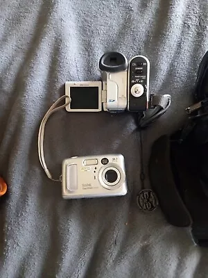 Old Video Camera And Kodak Camera Bundle • £40