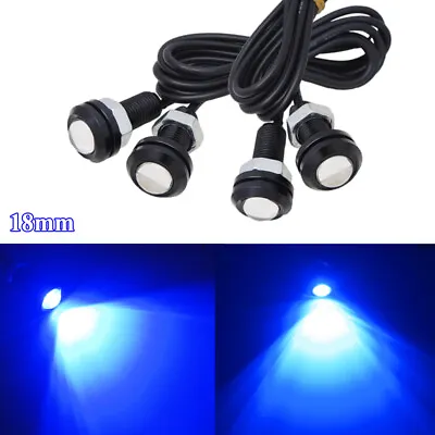 4pcs Ultra Blue LED Car Motorcycle Truck Sidemarker DRL Underbody Grille Lights • $8.99