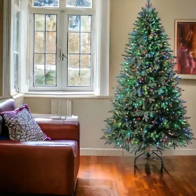 7.5ft Christmas Tree With Light+Ball  550 Multicolor Lights And 100 Balls • $69