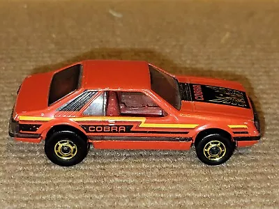 Hot Wheels Ford Mustang Cobra Red 1979 Made In Hong Kong - Excellent Condition • $24