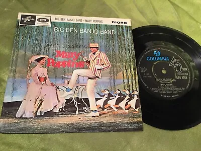 Big Ben Banjo Band - Walt Disney's Mary Poppins E.p. - Columbia 1965 Vg+ • £2.49