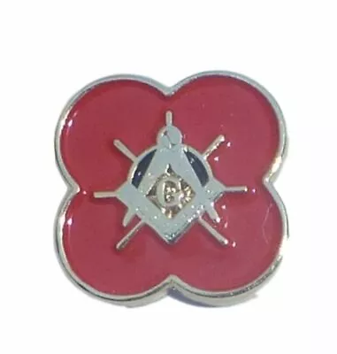 Masonic Poppy Lapel Pin – LR280 • £4.99