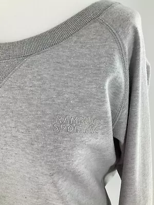 Bnwt Rrp £49 Womens Designer Rampant Sporting Grey Sweatshirt Jumper Uk 14 #A • £17.09