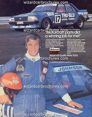 1981 Dick Johnson Ford Falcon Xd Tru Blu Bathurst 1 18 A3 Poster Ad Brochure • $14.85