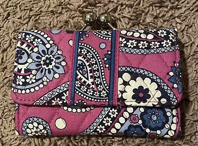 Vera Bradley Boysenberry Wallet/change Purse NEW • $12.99