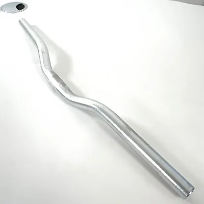 Kalloy Vintage MTB ATB BMX Silver Swept Riser Bike Bar AL-027D 580mm 25.4 • $24.98