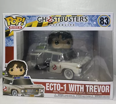 Funko Pop! Ride Movies: Ghostbusters Afterlife - Ecto 1 With Trevor Figure #83 • £13.29