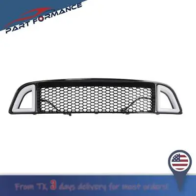 $70.77 • Buy For 2013-2014 Ford Mustang Non-Shelby Front Bumper Upper W/ White LED Grille