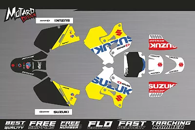 Suzuki Graphics Kit RM 125 250 1996 1997 1998 Decals Sticker Motocross Dekor MX • $159.90