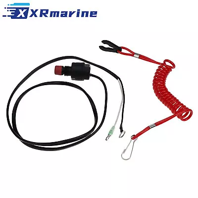  Kill Stop Switch & Safety Lanyard For Yamaha 2 Str Outboard Motor 63V-82575-00 • $20.80
