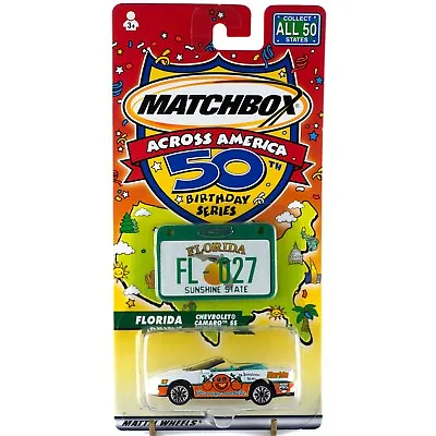 Matchbox Across America FL Florida '98 Camaro SS Convertible #27 50th Birthday • $2.99