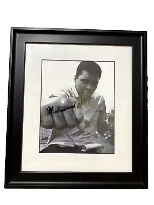 Muhammed Ali Signed And Framed Picture With COA • £349