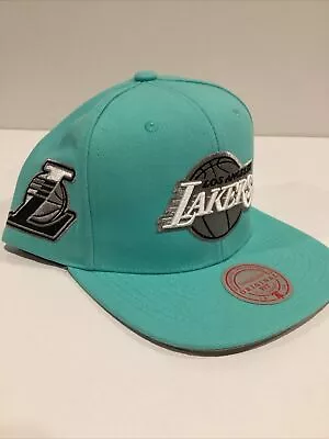 Los Angeles Lakers Mitchell & Ness Mint Adjustable Snapback Hat New • $20.79