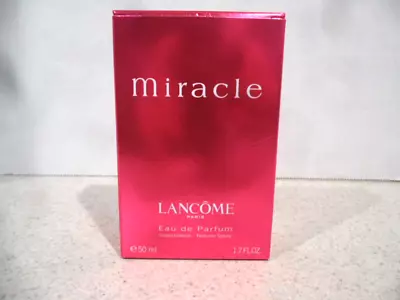 Miracle By Lancome 1.7 Oz L'EDP Spray For Women Eau De Parfum Used? • $44.95