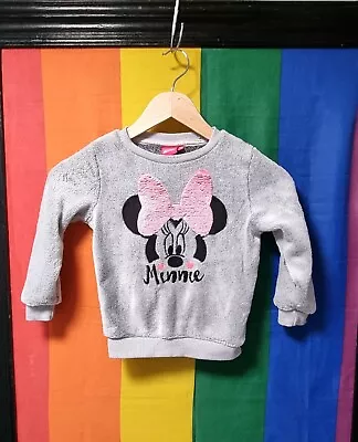 Child's Disney Juniors Minnie Mouse Jumper 110 • £5