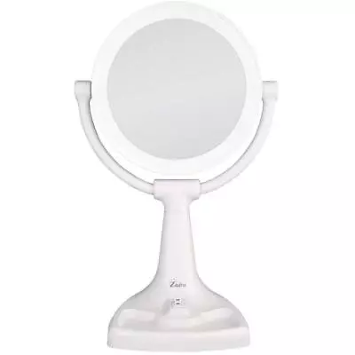 Zadro Makeup Mirror 17.5  X 11  Tabletop Lighted Magnifying Angle Adjustable • $85.66