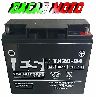 Battery GIA Charger Gel Motorcycle Battery Energy 12V 18AH Ducati 916 Beep • £88.54
