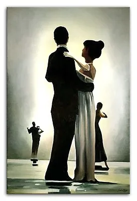 Jack Vettriano - 90x60cm Oil Painting Hand Painted Signed Wall Picture G00356 • £146.61