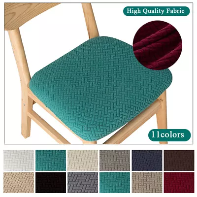 WaterProof Dining Room Chair Seat Covers Removable Washable Elastic Cushion Ḛ • $5.13