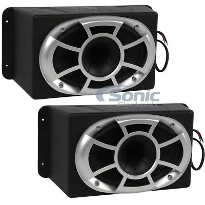 Wet Sounds REV 6X9‐SM‐B 150W 6x9  Marine Speakers W/ Surface Mountable Enclosure • $849.99