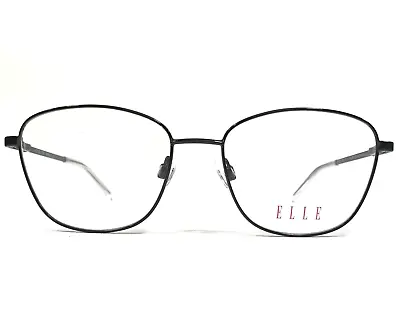 Elle Eyeglasses Frames EL13478 NV Dark Shiny Navy Blue Square Wire Rim 53-17-140 • $39.99