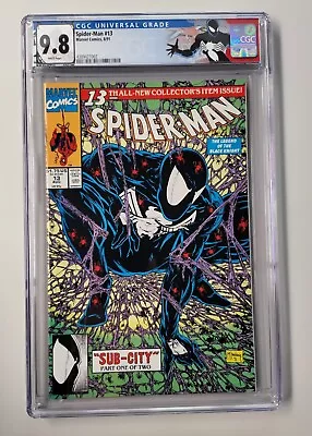 Spider-Man #13 CGC 9.8 Custom Label - McFarlane 1991 • $129