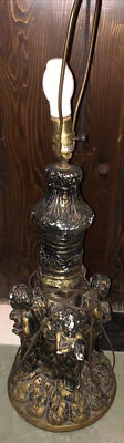 $75 • Buy Cherub Lamp Vintage Heavy (Untested)