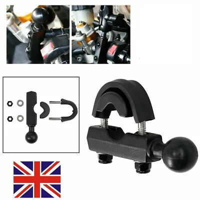 Universal Motorcycle Brake Clutch Handlebar Mount For RAM-B-309-7 With 1  Ball • £8.49