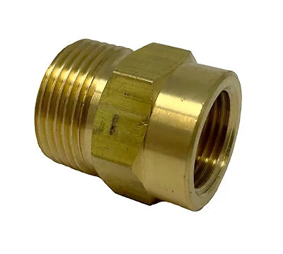 M22 Male X 3/8  Female Pressure Washer Hose Outlet Adaptor For Karcher Etc • £4.95